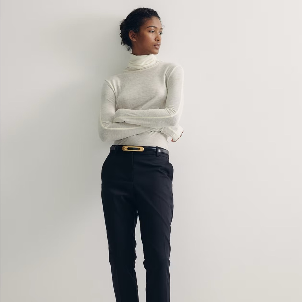 H&M Black Tailored Trousers